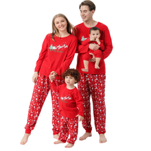 Load image into Gallery viewer, Red Christmas Tree Long-Sleeved Pyjama Set
