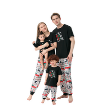 Load image into Gallery viewer, Round Neck Short-Sleeved Christmas Pyjamas Set
