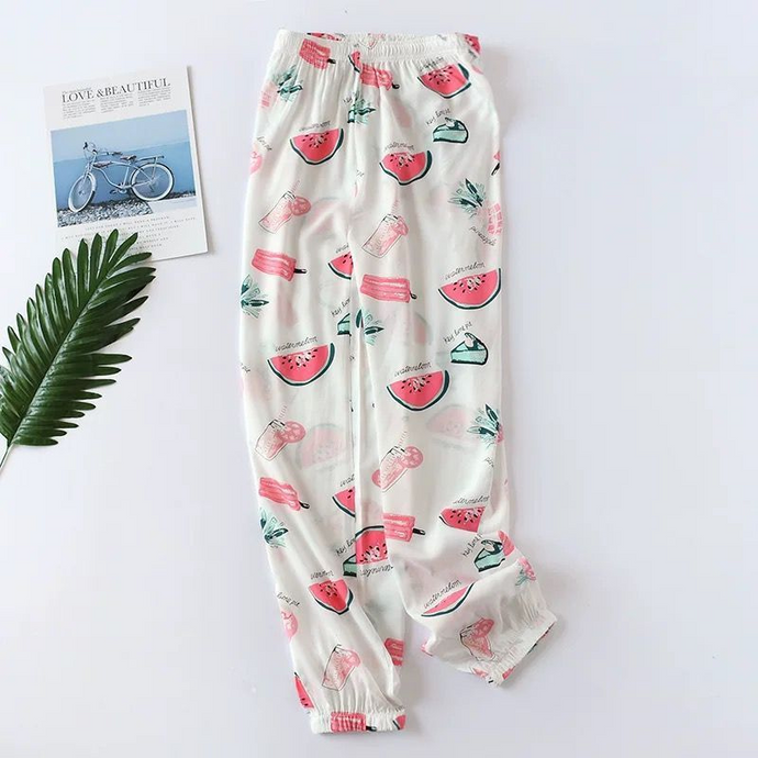 Sleep Bottom 100% Cotton Watermelon Print