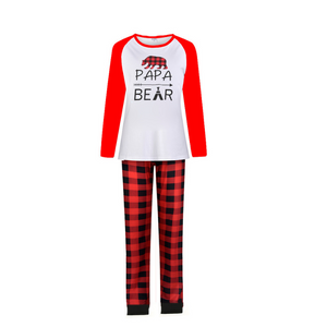 Mama Papa Bear Christmas Pyjamas Set