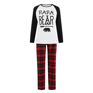 White Bear Matching Family Pyjama Set