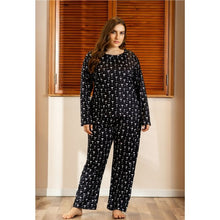 Load image into Gallery viewer, Wine Glass Plus Size Pyjamas Set
